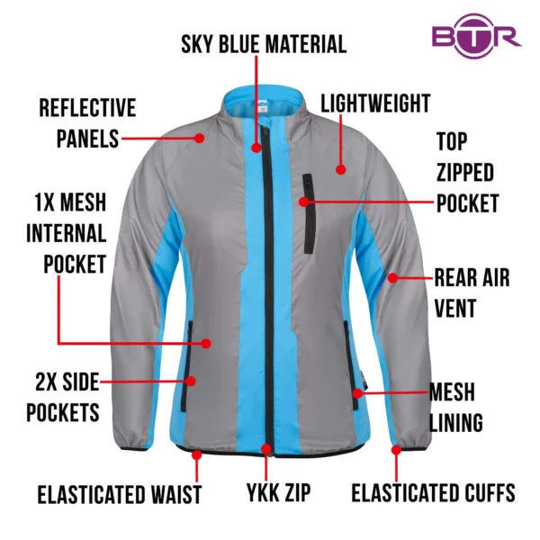 Womens High Visibility Reflective Jacket